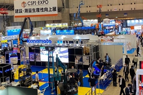 日本东京工程机械、建筑机械、建筑测量展览会展会现场图片