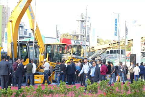 印度新德里工程机械展-印度宝马展展会现场图片