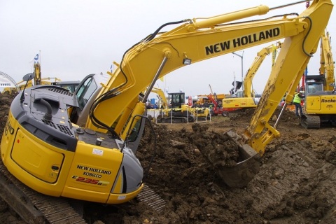 英国莱斯特郡工程机械展览会展会现场图片