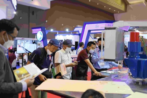 印尼雅加达木工机械展览会展会现场图片