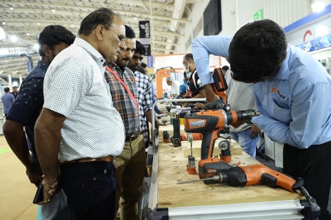 印度家具配件及木工机械展展会现场图片