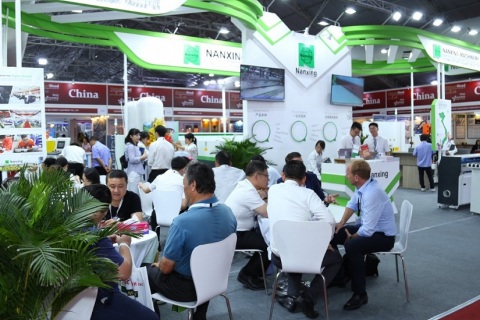 越南胡志明木工机械及家具配件展展会现场图片