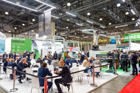 俄罗斯莫斯科木业和木工机械展览会展会现场图片