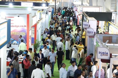 印度家具配件及木工机械展展会现场图片