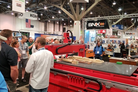 美国拉斯维加斯木工机械及家具配件展览会展会现场图片