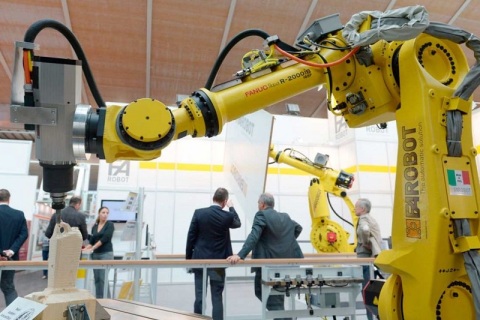 德国汉诺威木工机械展览会展会现场图片