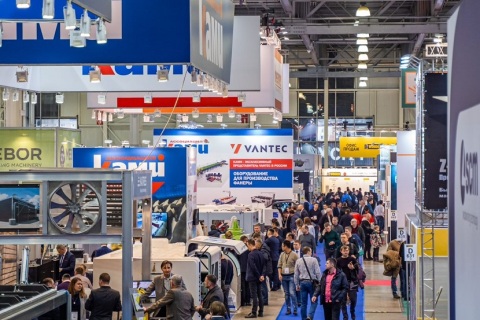 俄罗斯莫斯科木业和木工机械展览会展会现场图片