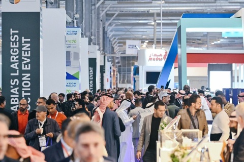 沙特利雅得工程机械展览会一期展会现场图片