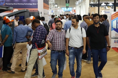 印度家具配件及木工机械展展会现场图片
