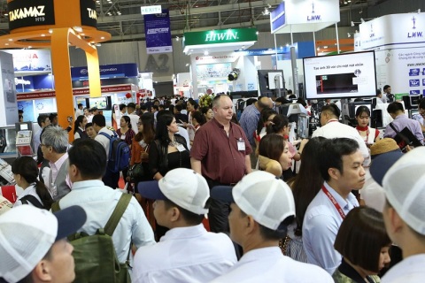 越南胡志明机床工具及模具展览会展会现场图片