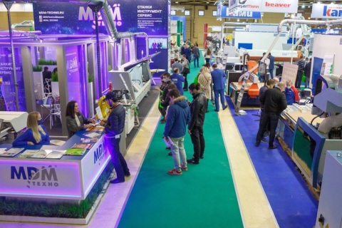 俄罗斯国际木工机械展展会现场图片