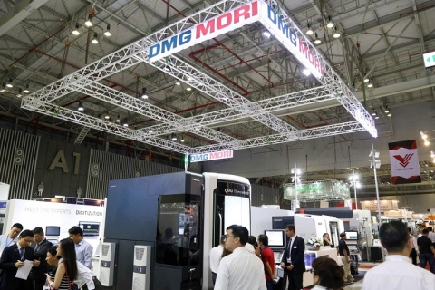 越南胡志明机床及金属加工展览会展会现场图片