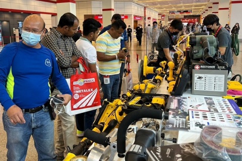 泰国曼谷机床及金属加工展展会现场图片