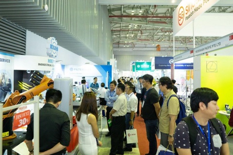 越南胡志明机床及金属加工展览会展会现场图片