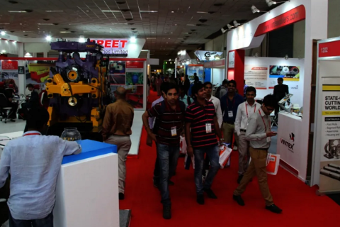 印度矿业冶金及金属加工机械展览会展会现场图片
