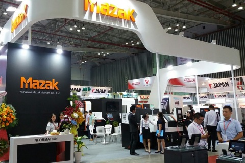 越南胡志明机床及金属加工展览会展会现场图片