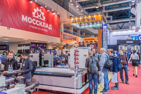 俄罗斯莫斯科机床、自动化、机器人、3D打印展览会展会现场图片