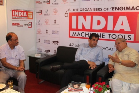 印度新德里机床工具展展会现场图片