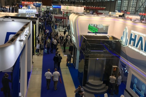 俄罗斯莫斯科电梯展览会展会现场图片