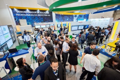 巴西圣保罗工业、机床、自动化机器人展览会展会现场图片