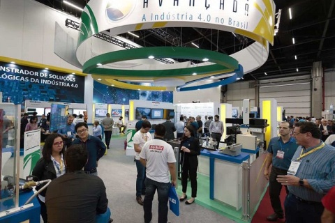 巴西圣保罗工业、机床、自动化机器人展览会展会现场图片