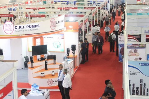 印度新德里机床工具展展会现场图片