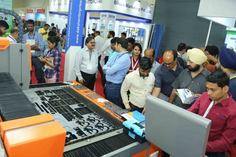 印度机床工具展览会展会现场图片