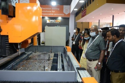 印度班加罗尔机床工具展览会展会现场图片