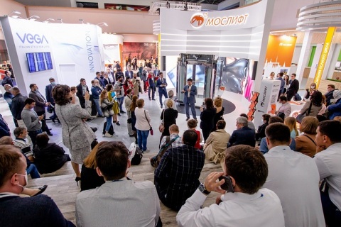 俄罗斯莫斯科电梯展览会展会现场图片