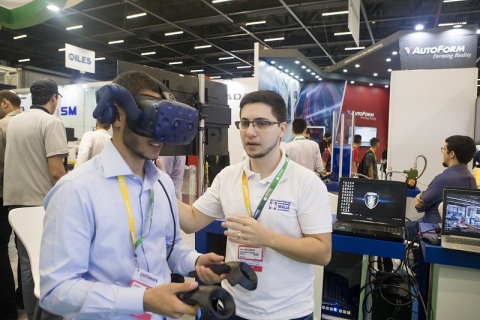 巴西圣保罗工业、机床、自动化机器人展览会展会现场图片