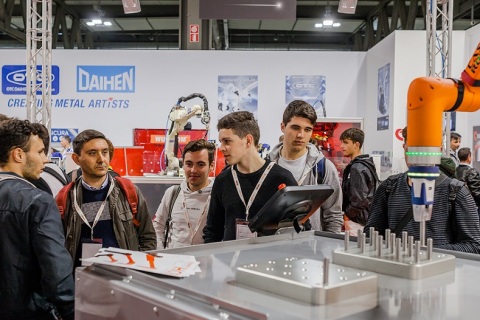 意大利米兰金属加工、钣金加工、金属成形展览会展会现场图片