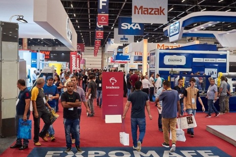 巴西圣保罗工业、机床、自动化机器人展览会展会现场图片
