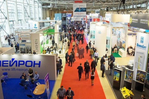 俄罗斯莫斯科电梯展览会展会现场图片