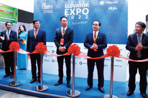 越南胡志明电梯展览会展会现场图片