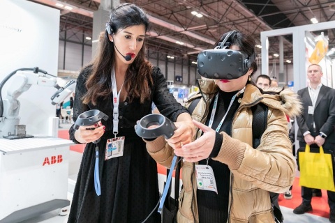 西班牙马德里工业机器人展览会展会现场图片