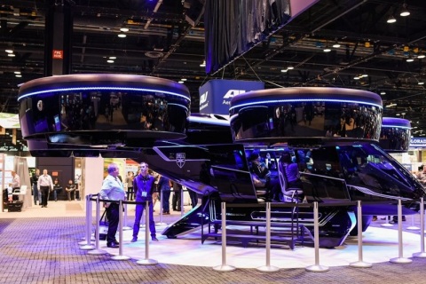 美国无人机及无人系统展览会展会现场图片