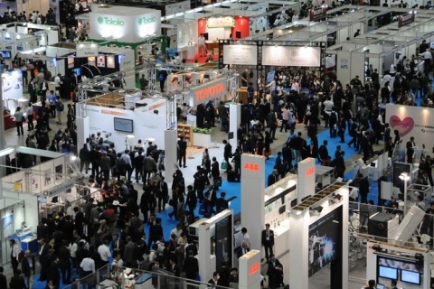 日本东京国际机器人展览会展会现场图片