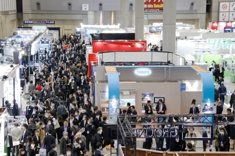 日本东京机器人展览会展会现场图片