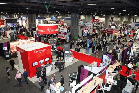 美国无人机及无人系统展览会展会现场图片