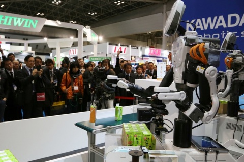 日本东京国际机器人展览会展会现场图片