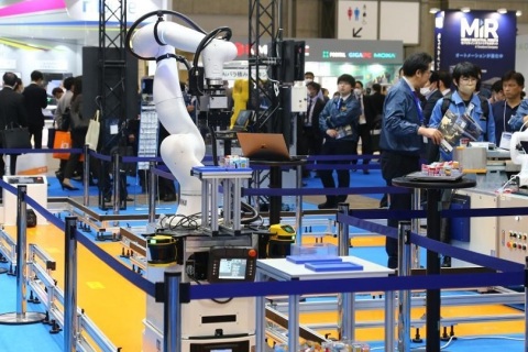日本东京国际机器人展览会展会现场图片