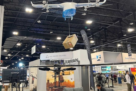 德国杜塞尔多夫欧洲无人机系统展展会现场图片