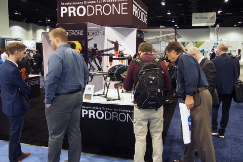 美国无人机及无人系统展览会展会现场图片