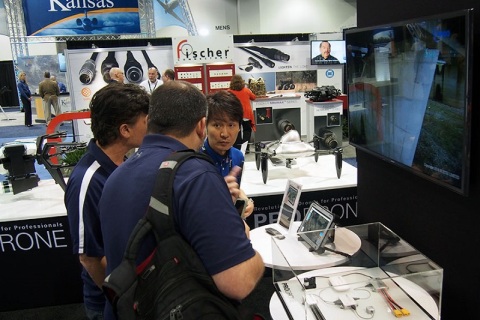 美国无人机及无人系统展览会展会现场图片