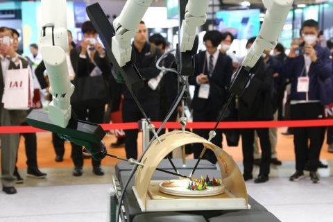 日本东京国际机器人展览会展会现场图片