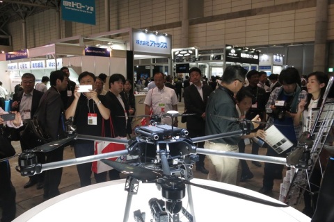 日本东京无人机展览会展会现场图片