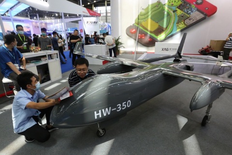 日本东京无人机展览会展会现场图片