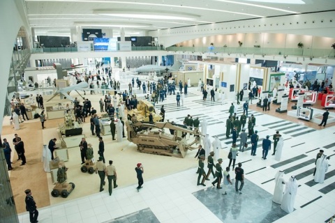 中东阿联酋阿布扎比无人机展览会展会现场图片