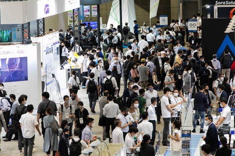 日本东京无人机展览会展会现场图片