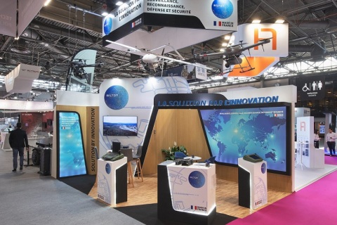 法国巴黎国防军警防务展览会展会现场图片